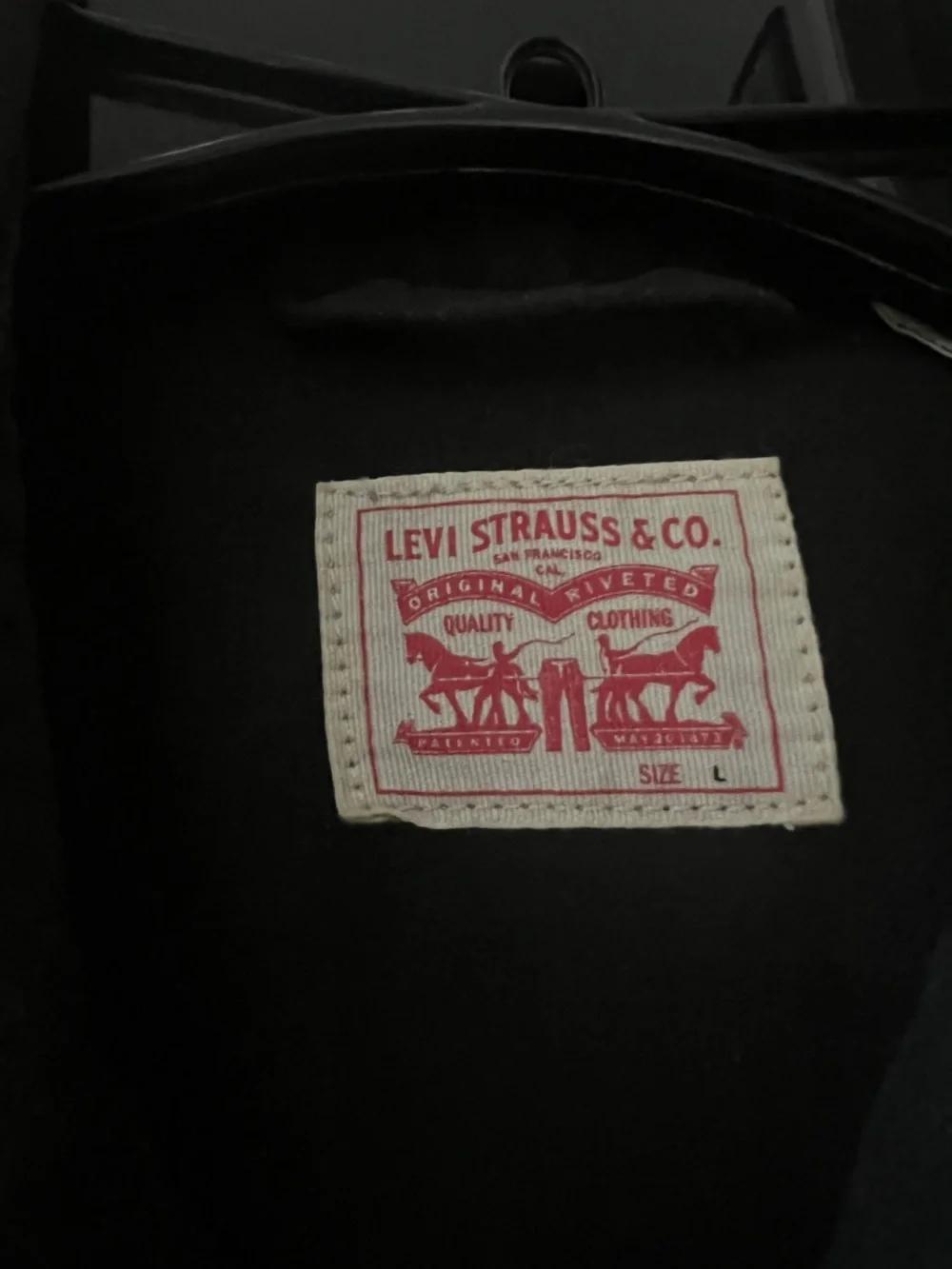 Levi's Black Western Snap-Front Shirt Size Large LIKE NEW - Picture 9 of 11